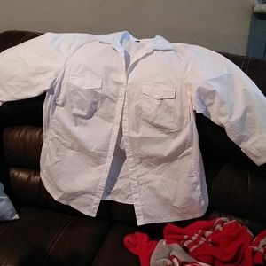Womens white long sleeve blouse